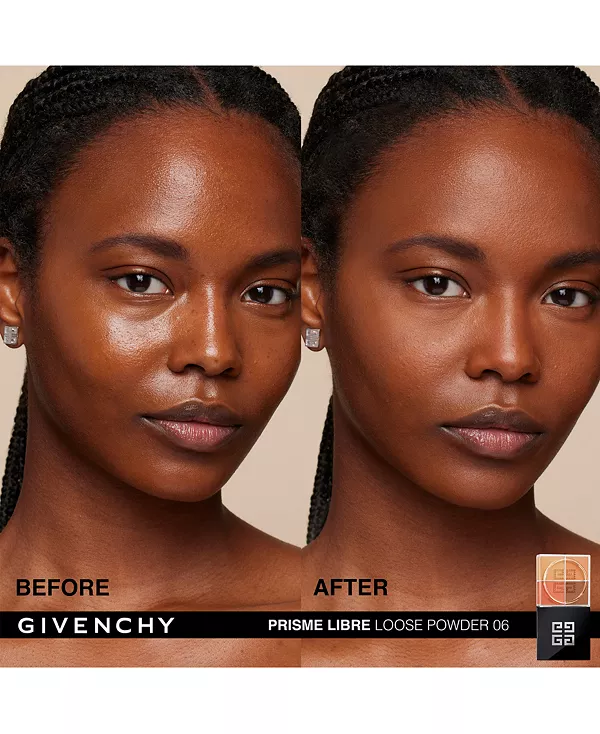 Prisme libre рассыпчатая пудра для подсветки и коррекции цвета Givenchy, 06- organza ambré (for deep complexions) — фото 2