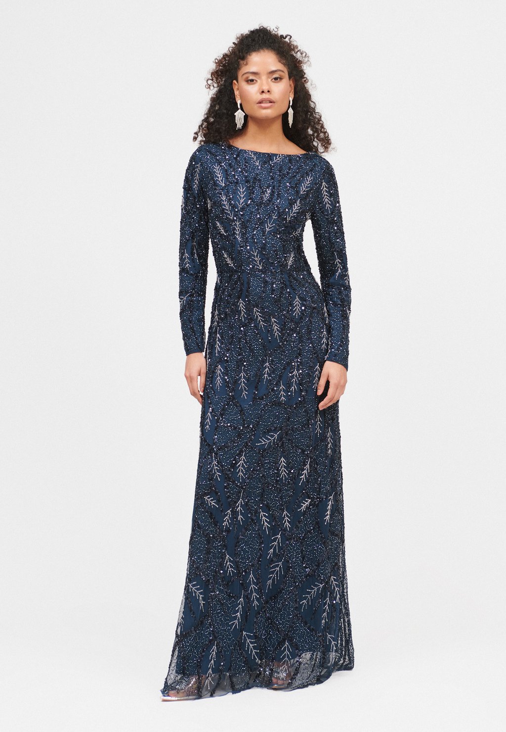 

Платье для особых случаев EMBELLISHED SEQUINS Maryisa, темно-синий