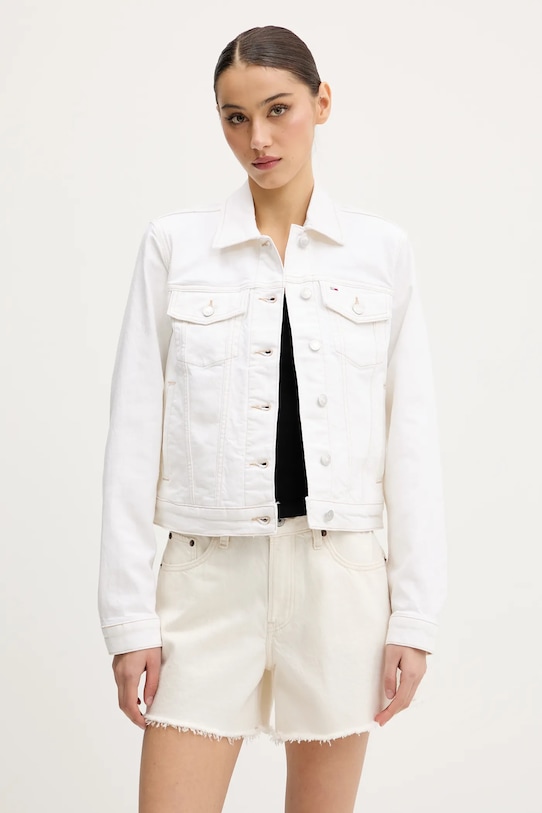 

Джинсовая куртка Tommy Jeans, бежевый