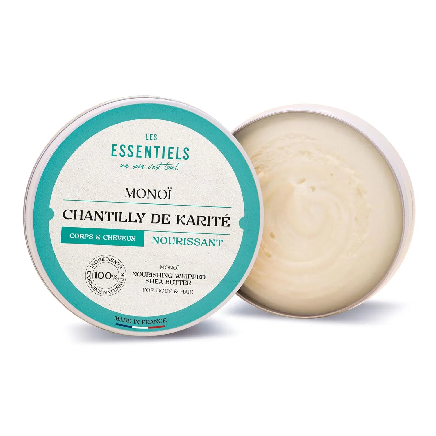 Органический крем с маслом ши для волос, лица и тела с ароматом монои Les Essentiels