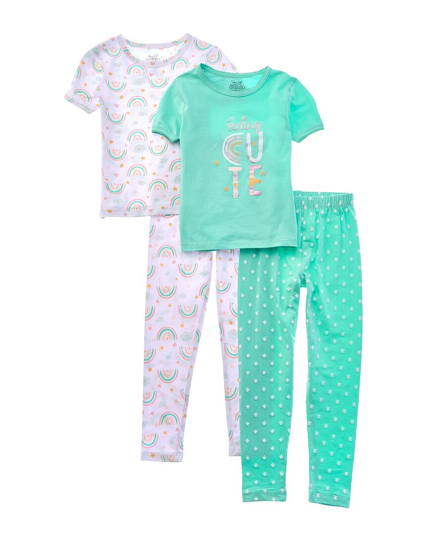 

Пижамный комплект Rene Rofe Pretty Pearl Snug Fit из 4 предметов René Rofé, мультиколор