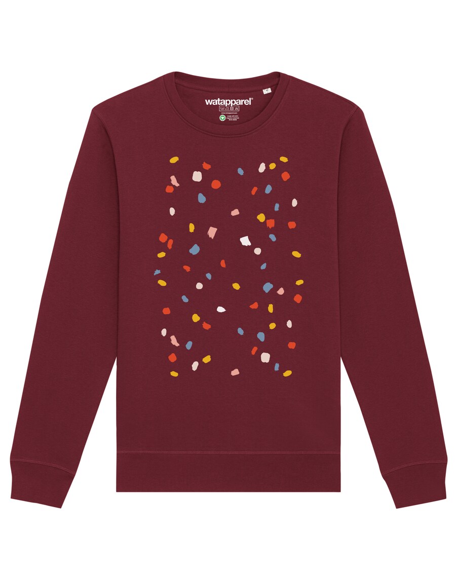 

Свитер Watapparel Sweatshirt This is Art, бордовый