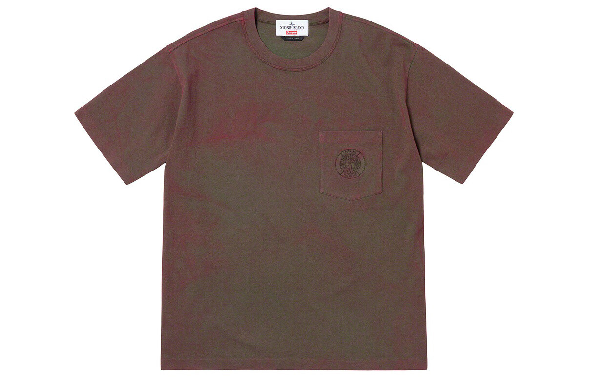 Футболка Stone Island X SS19 унисекс Supreme