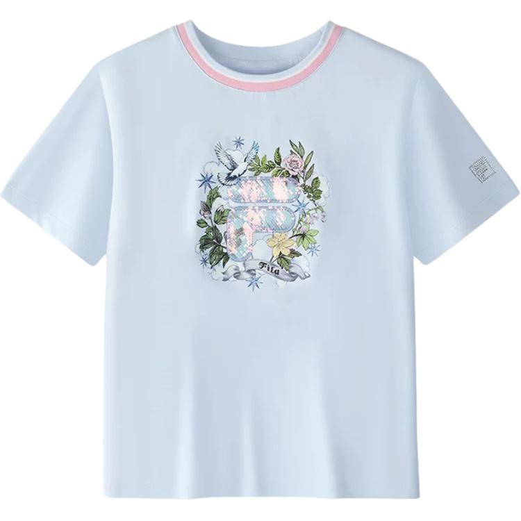 

FILA KIDS Футболка Enchanting Blue для подростков, Синий, FILA KIDS Футболка Enchanting Blue для подростков