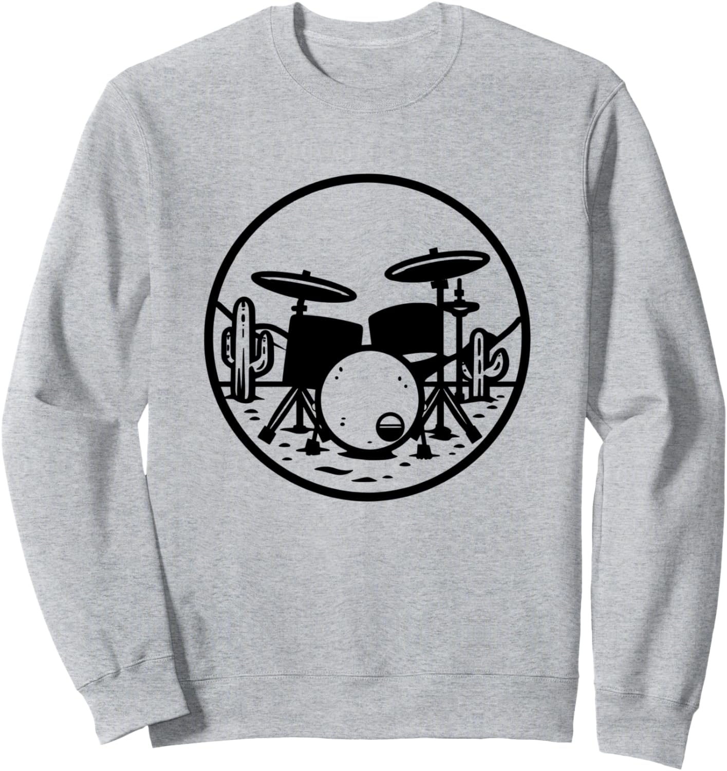 

Толстовка с изображением ударной установки и музыкального концерта Funny Music Lover T-Shirts And Gifts, серый