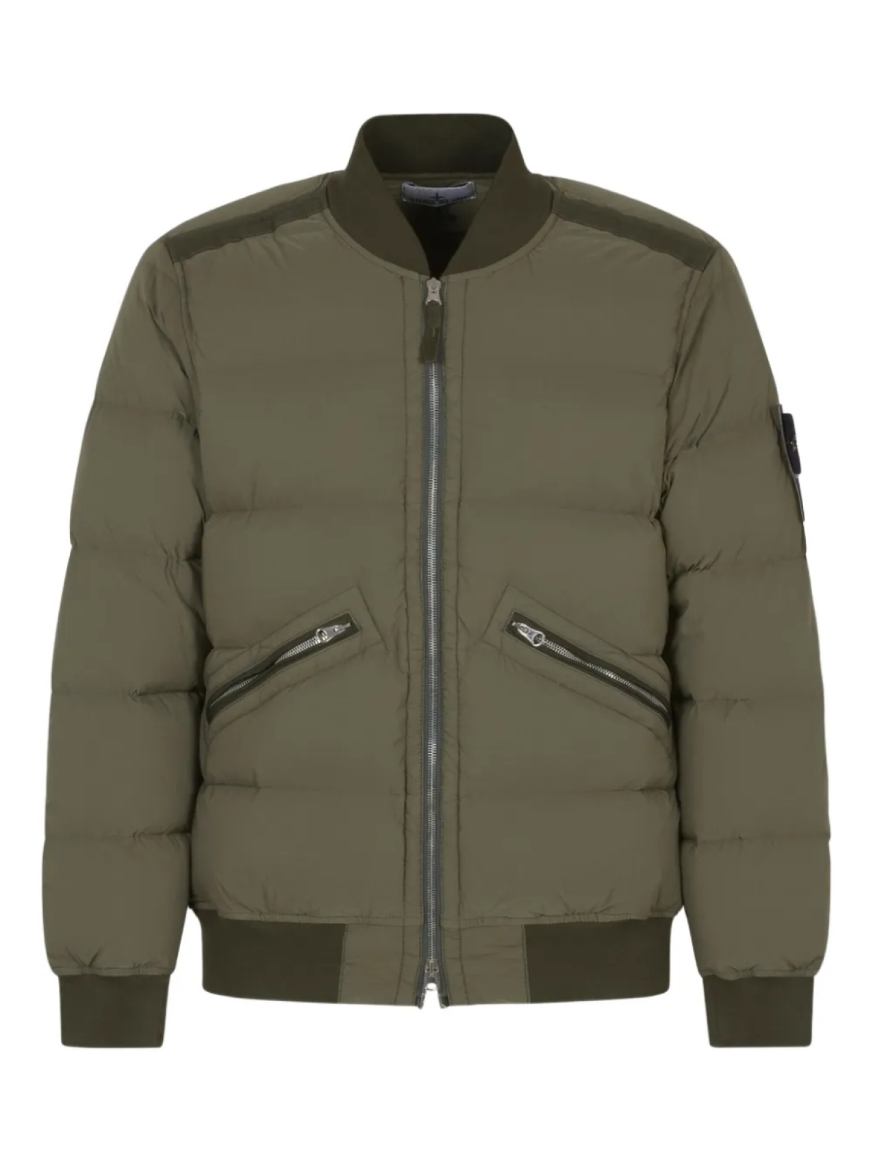

Бомбер с нашивкой Compass Stone Island, зеленый
