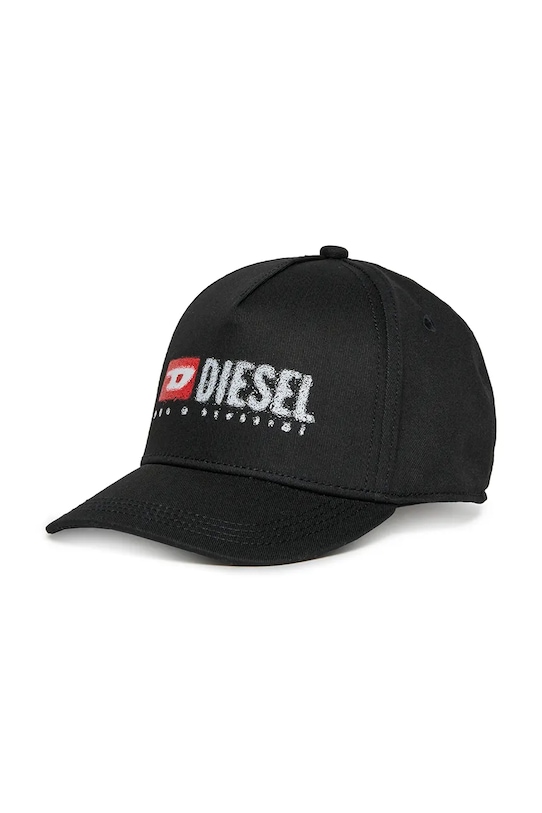 

Детская хлопковая кепка с козырьком FALBIP HAT Diesel, черный