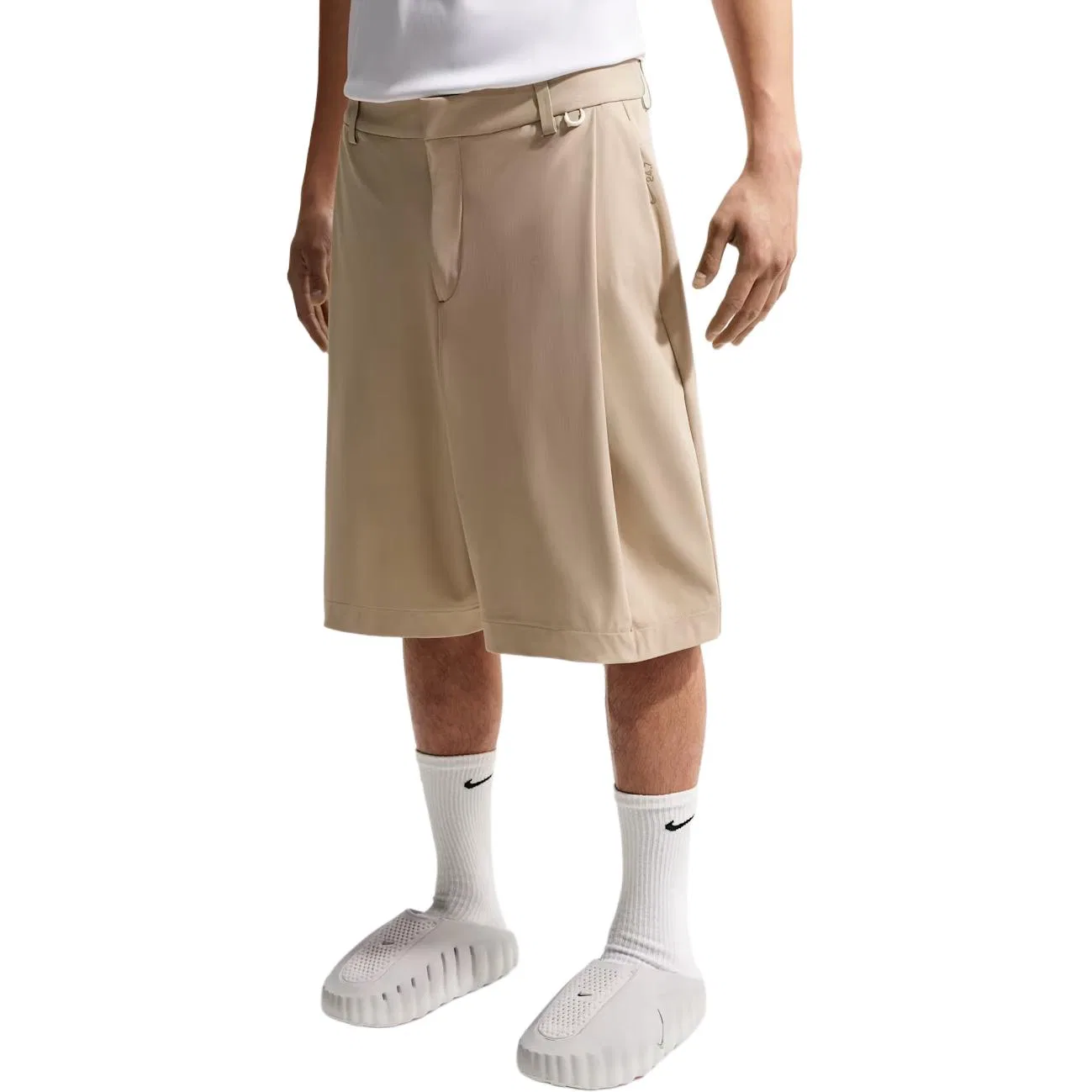 Шорты мужские повседневные Desert Khaki/Sail White/Khaki Nike, Desert Khaki Khaki/Sail White/Khaki — фото 4