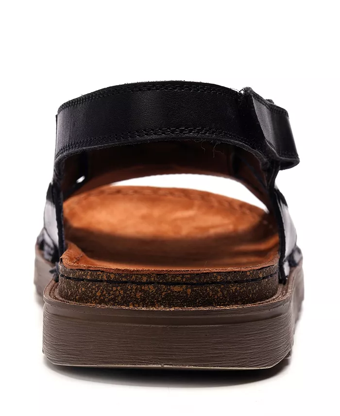 Мужские сандалии Maldiva с задней фиксацией A. Veer, черный — фото 3