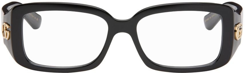 

Черные квадратные очки Gucci, цвет Black/Black/Transparent