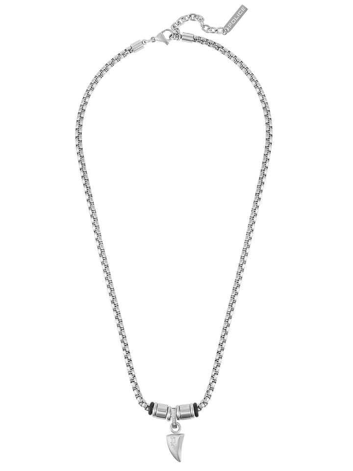 

Police Мужское колье Serrator, нержавеющая сталь, серебро