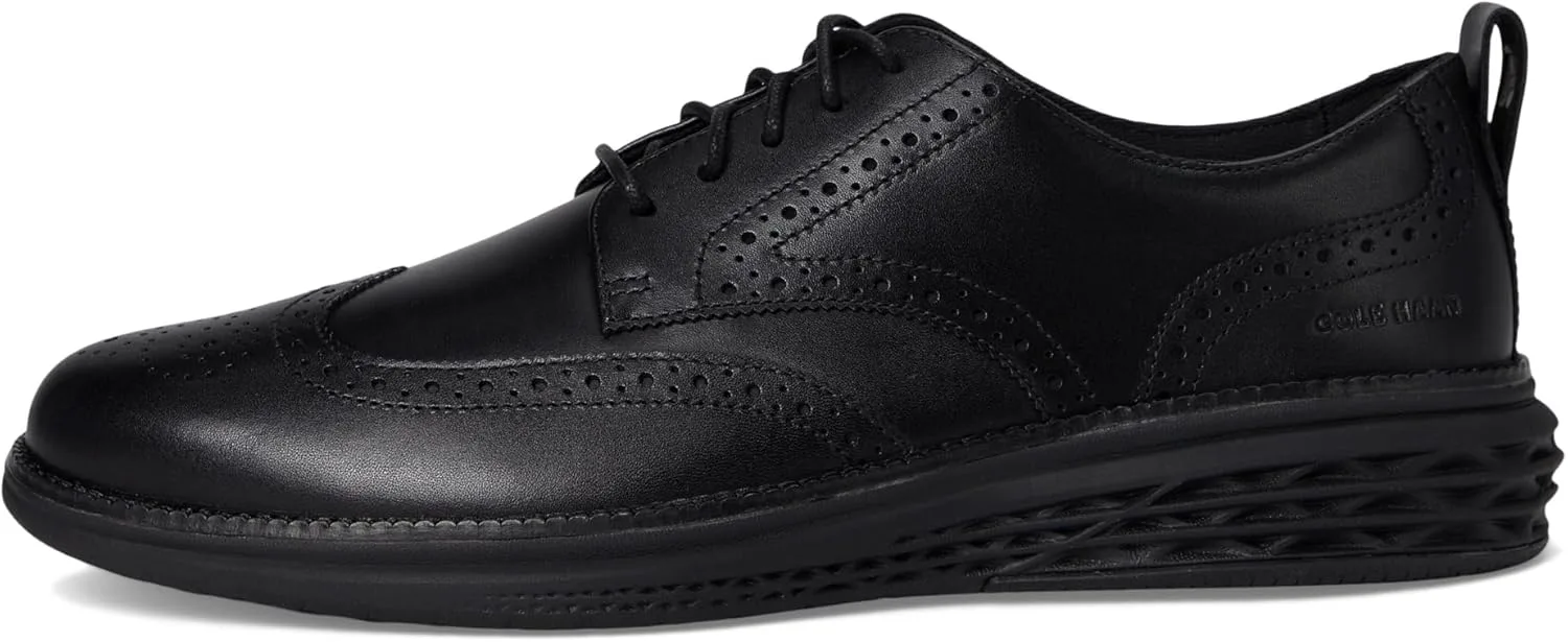 Мужские туфли Cole Haan Grand Hurrion Wingtip, черный — фото 4