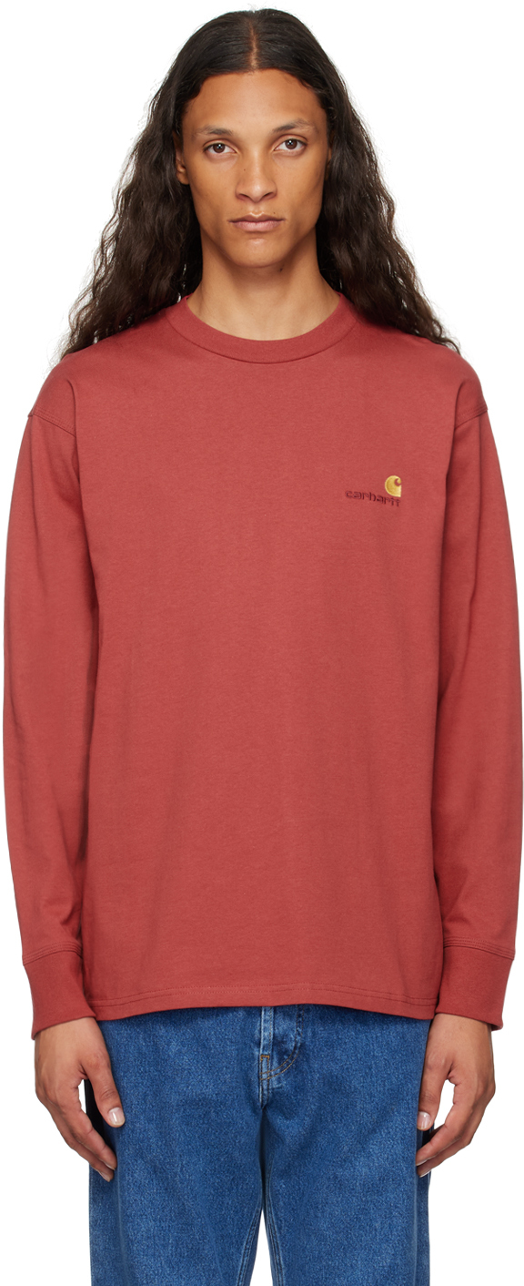 

Футболка с длинными рукавами Red American cript Carhartt Work In Progress