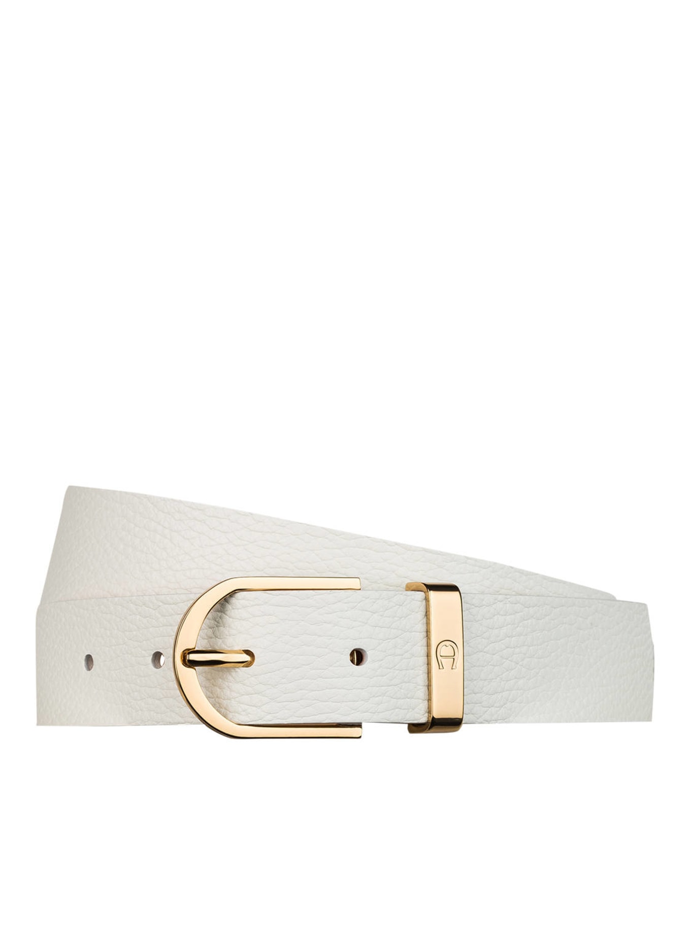 

Повседневный кожаный ремень Aigner, белый