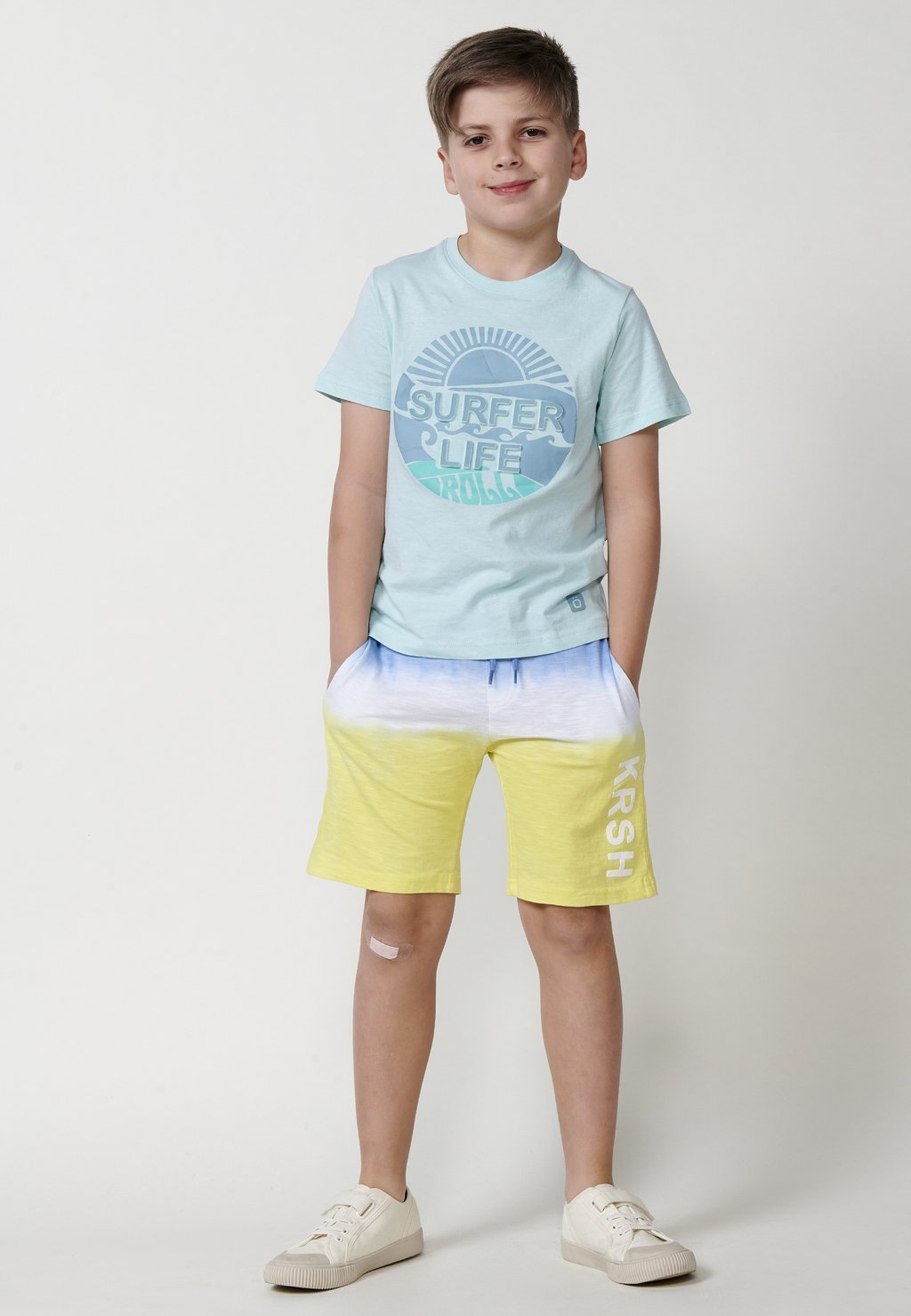 

Футболка с принтом SHORT-SLEEVED Koroshi, светло-зеленый