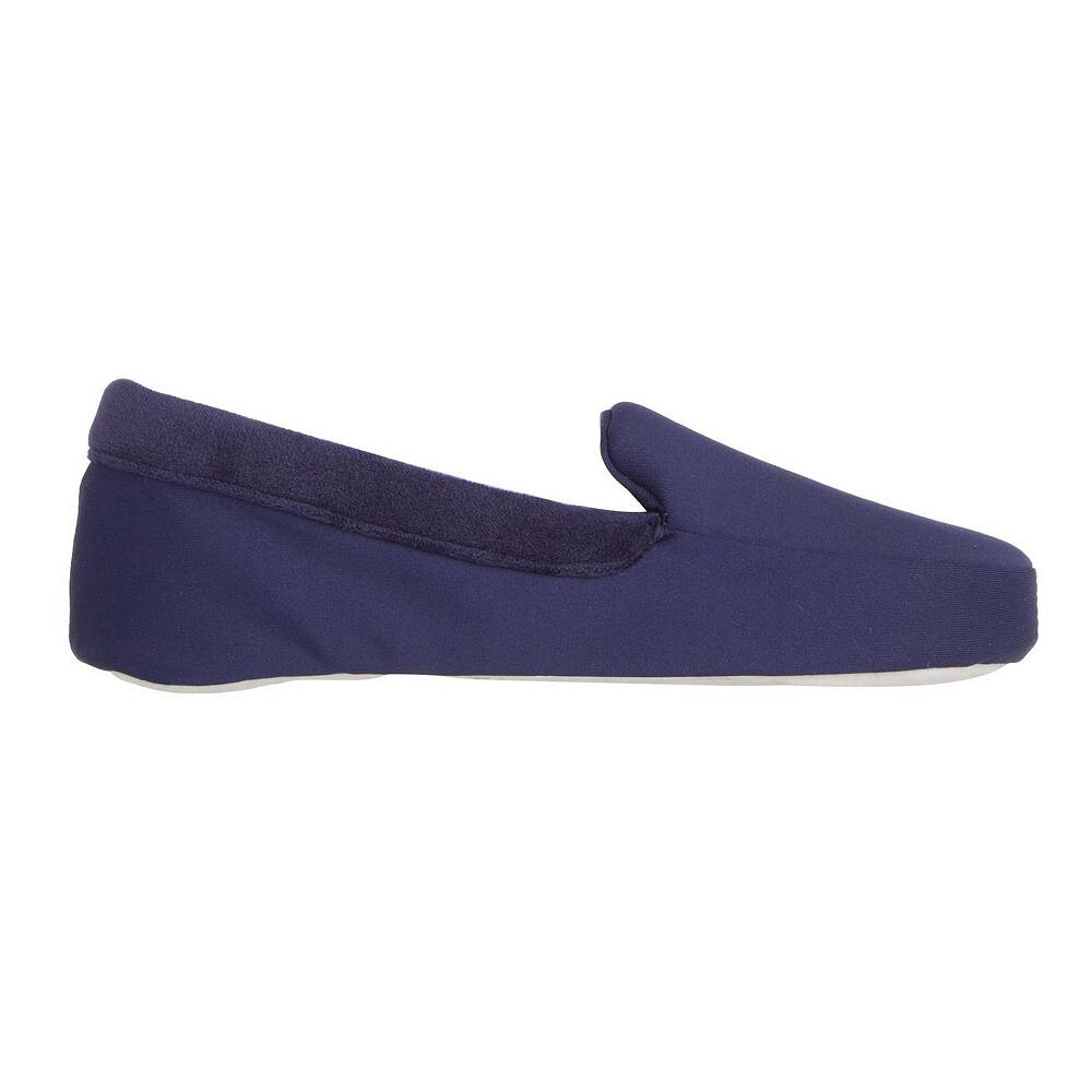isotoner Женские велюровые мокасины Ivy Ivy Isotoner, цвет Navy Blue — фото 2