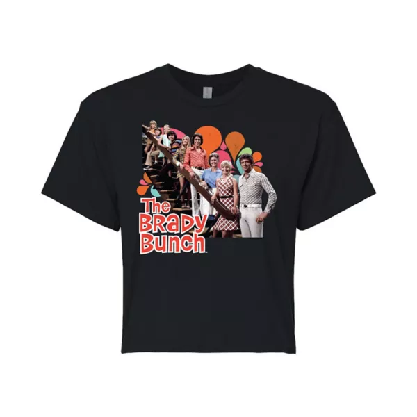 

Винтажная укороченная футболка Brady Bunch от Juniors Licensed Character, черный