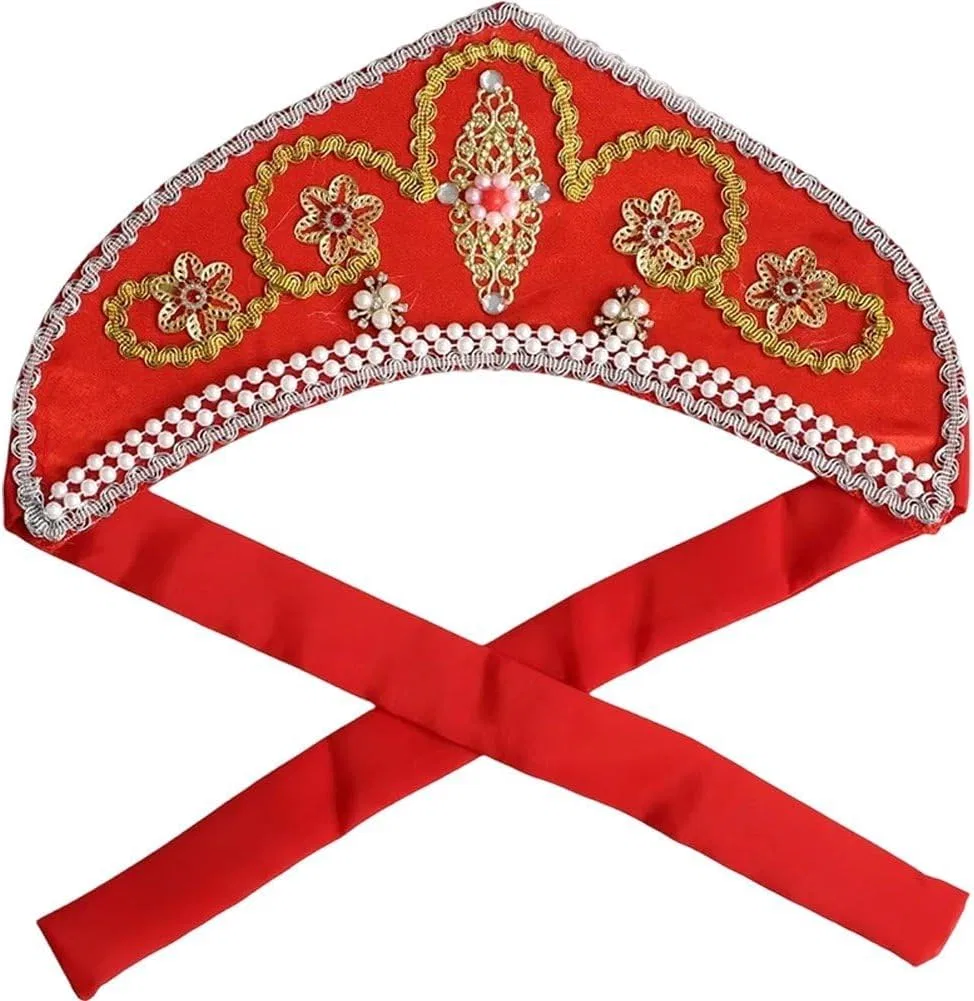 Женский головной убор «Renaissance Crown National Dance Pearl Headpiece Hat» от Dianzan Dianzan, Style 2
