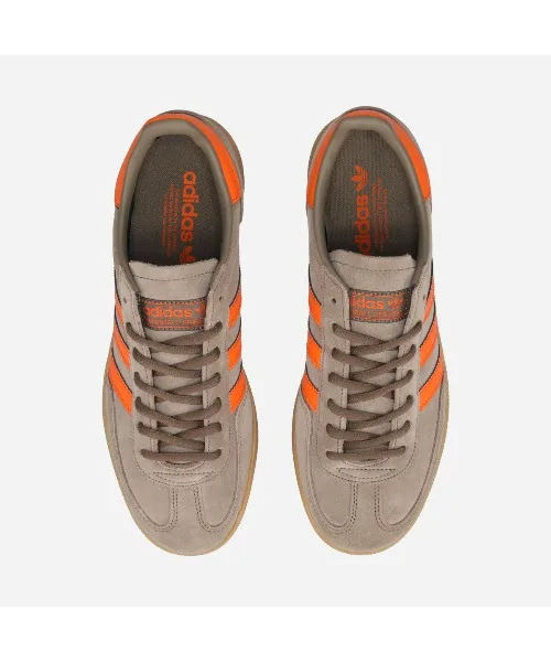 Унисекс кроссовки из натуральной кожи adidas Originals HANDBALL SPEZIAL коричневые — фото 2