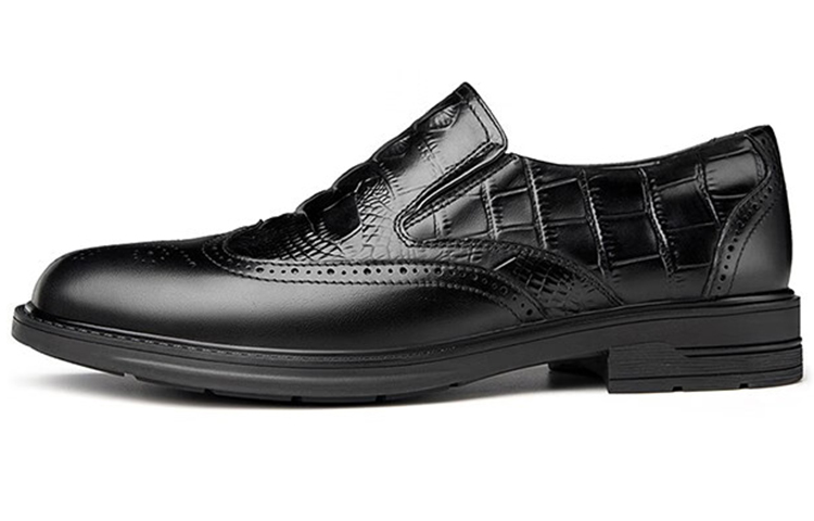 

Мужские черные туфли IMLINFEI