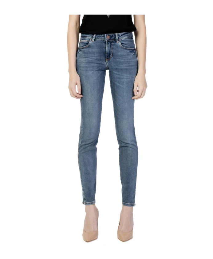 

Классические синие узкие джинсы Guess, синий