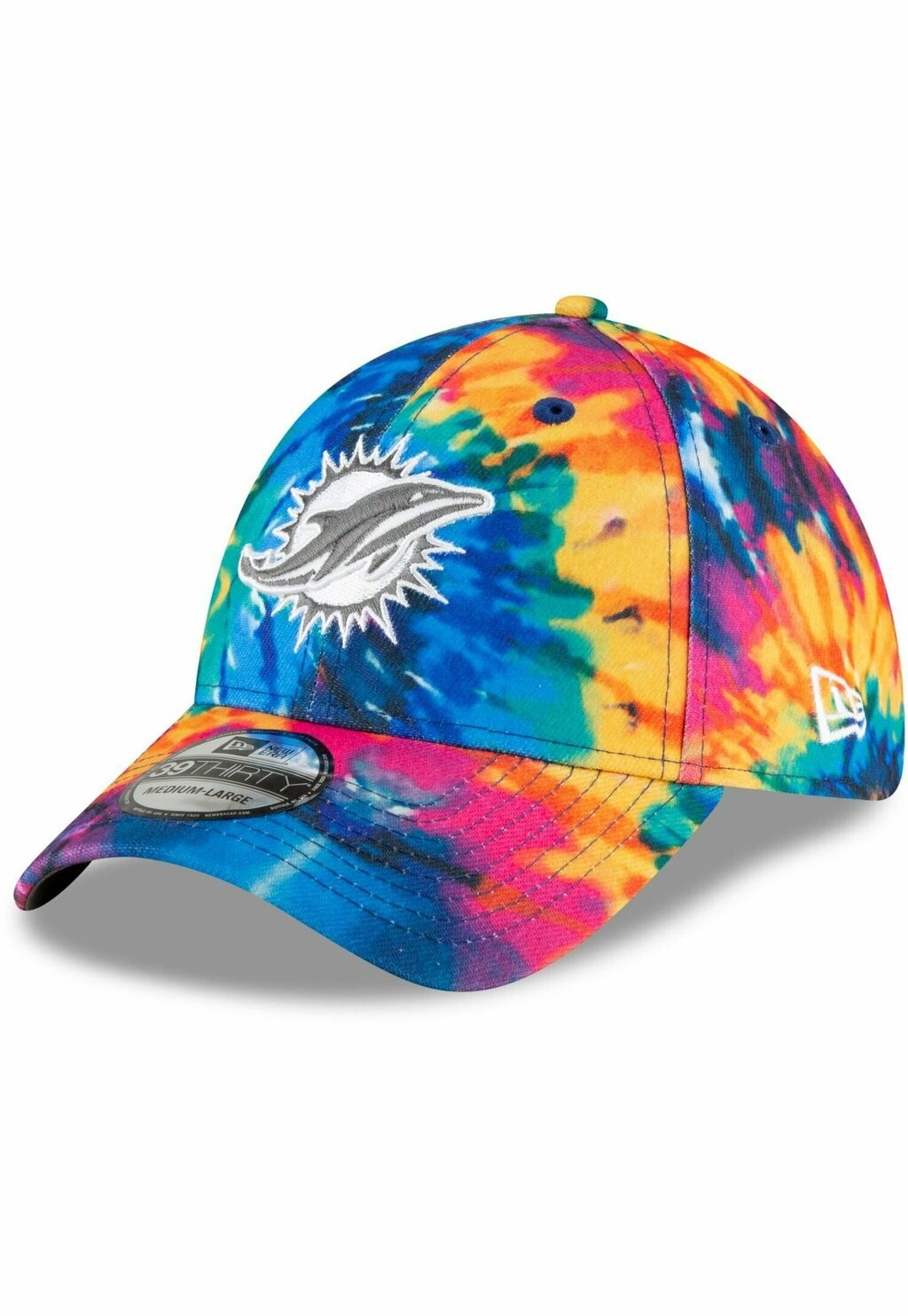 

Бейсболка STRETCH NFL CRUCIAL CATCH 2020 New Era, цвет miami dolphins