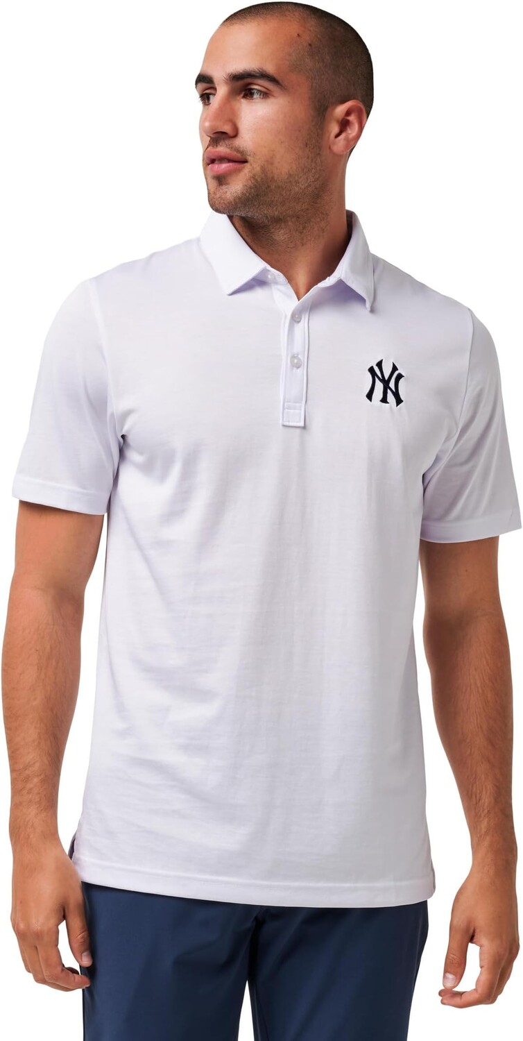 

Поло TravisMathew New York Yankees The Zinna Polo, белый