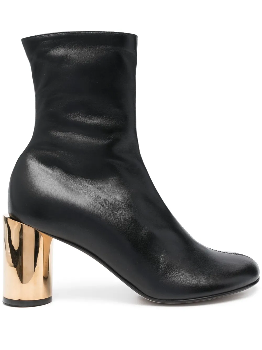 Ботинки с закругленным носком Lanvin, черный