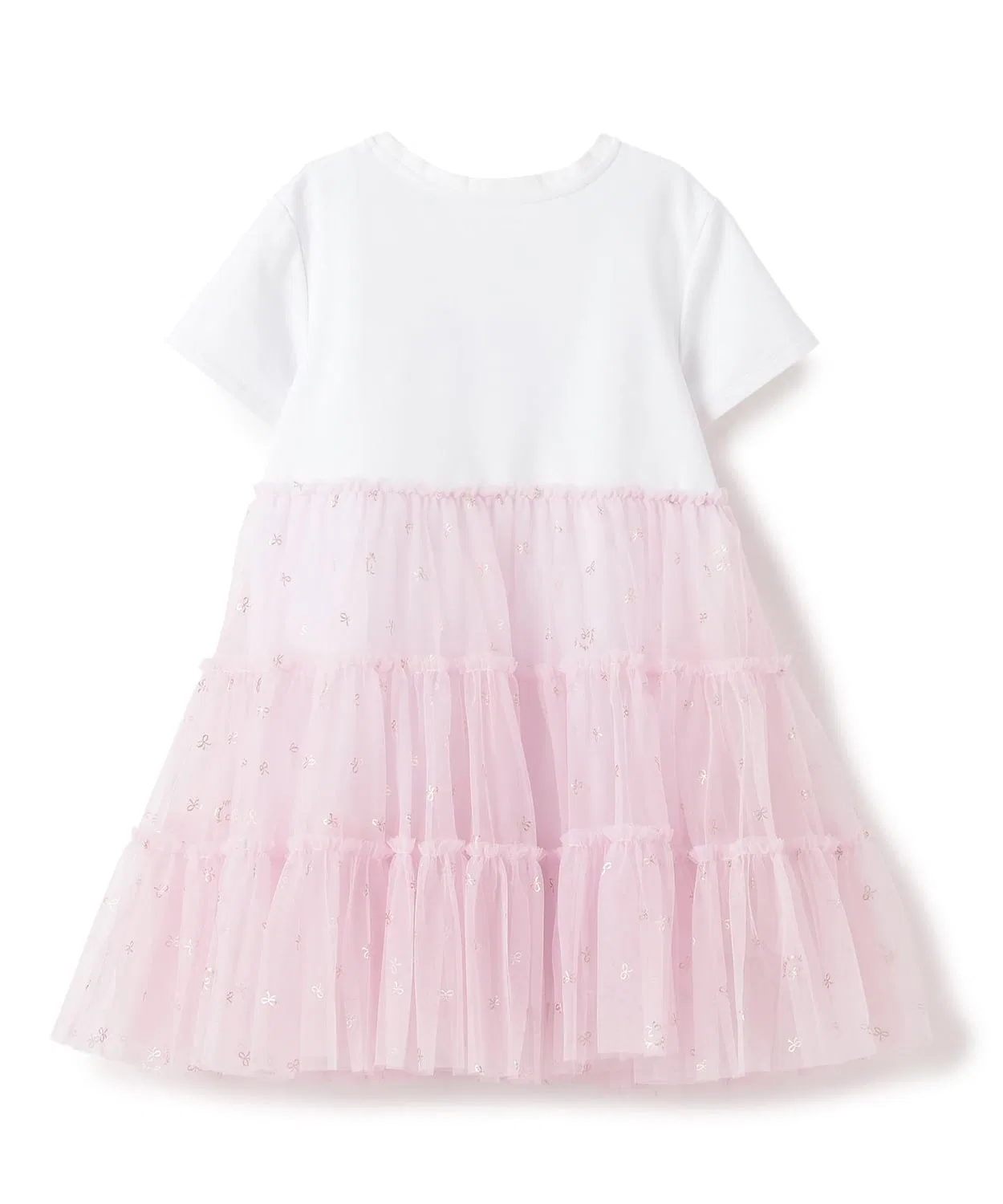 Детское платье Kate Spade New York Kids с бантом и тюлем чёрное — фото 2