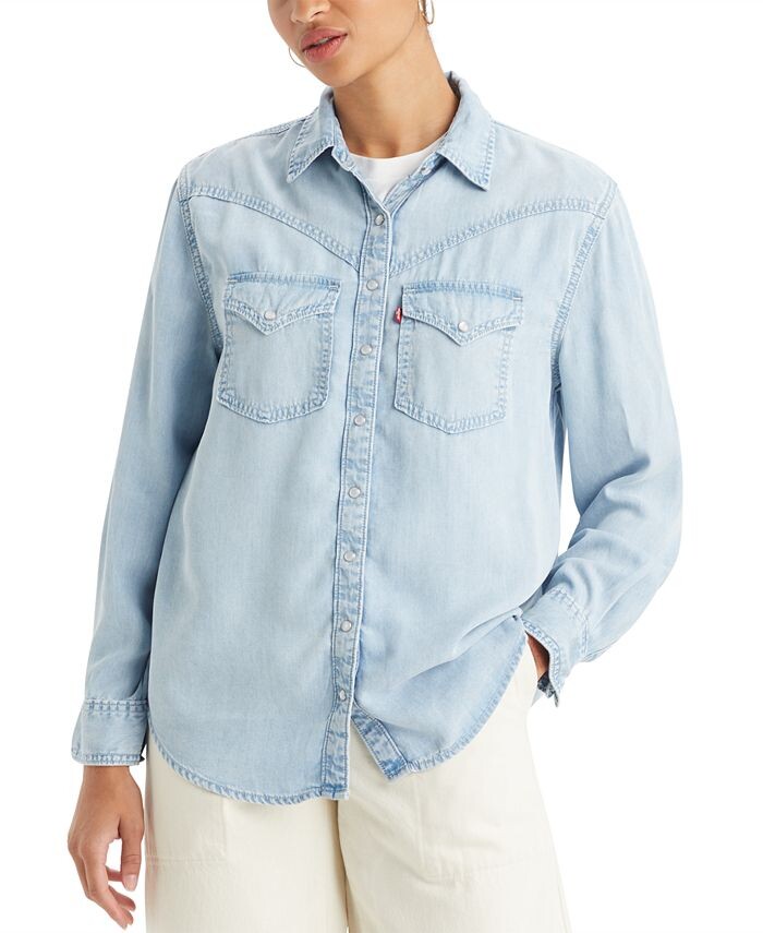 

Рубашка Сойера в стиле вестерн Levi's, синий