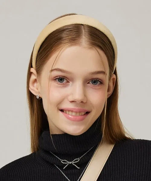 Резинка для волос Velboa Volume Hairband - желто-бежевая