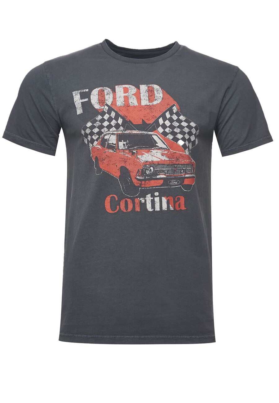 

Классическая футболка Recovered Shirt Ford Vintage Cortina, черный