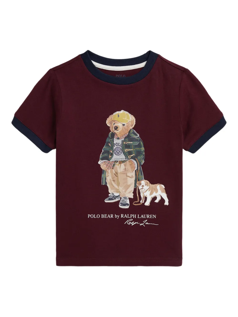 

Футболка с принтом POLO RALPH LAUREN KIDS, красный