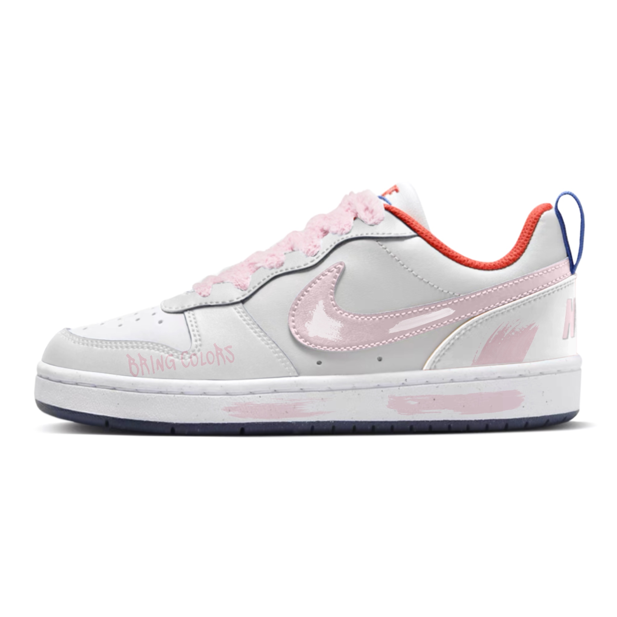 

Низкие детские кроссовки для скейтбординга Court Borough для подростков Nike, персик