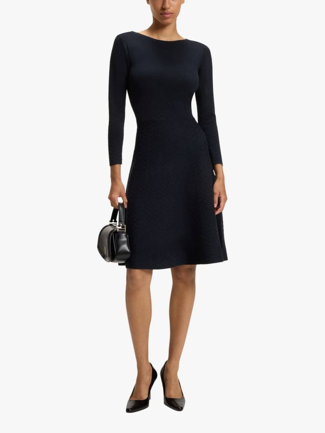 

BOSS Famme платье силуэта A-Line HUGO BOSS, Dark Blue