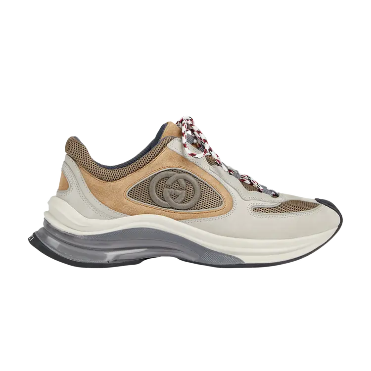Кроссовки Gucci Wmns Run Sneaker, цвет Beige Tan Suede