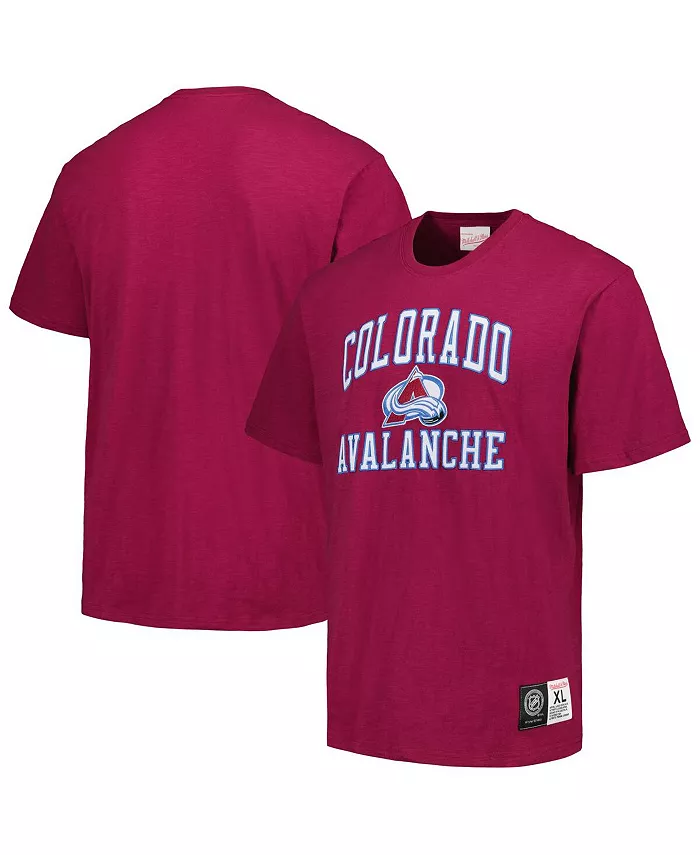 

Мужская футболка Legendary Slub цвета бордо с логотипом Colorado Avalanche Mitchell & Ness
