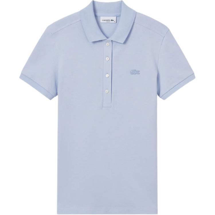 

Поло с логотипом LACOSTE, синий