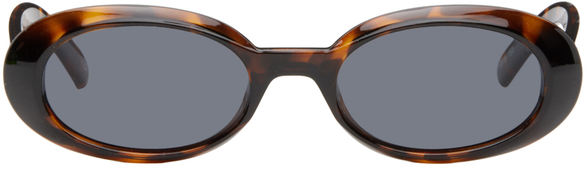 

Солнцезащитные очки Work It! в черепаховой оправе Le Specs