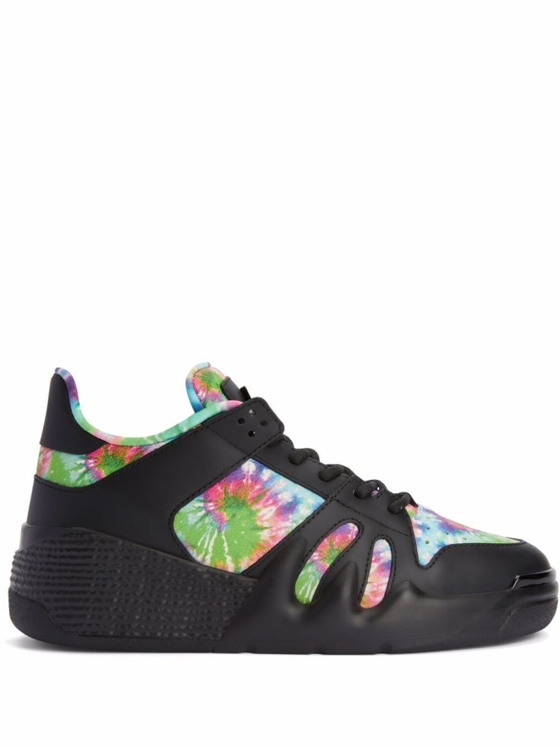 

Кроссовки Giuseppe Zanotti Talon Tie Dye, черный/мультиколор