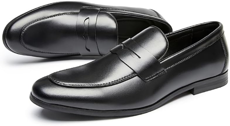 

Мужские премиальные легкие мокасины TNXZ из натуральной кожи с прокладкой, дышащие, модные лоферы, черный