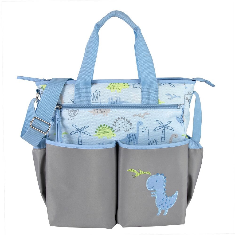 

Сумка-тоут для подгузников Baby Essentials, набор из 3 предметов с пеленальным столиком, синий