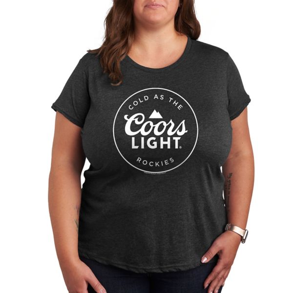 

Футболка с принтом логотипа Coors Plus Licensed Character, серый