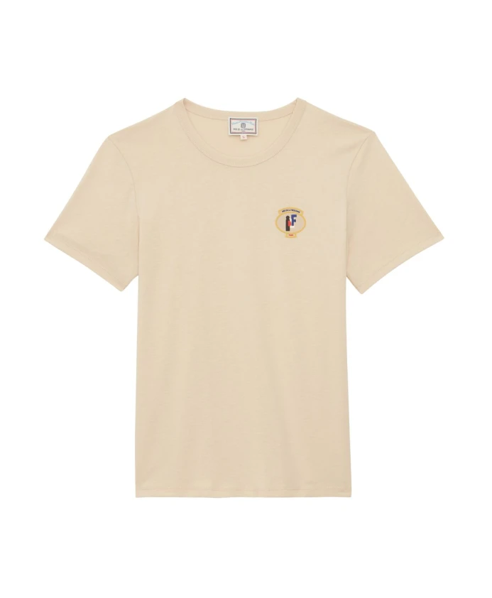 

Солнечная хлопковая футболка Ines De La Fressange Paris, бежевый