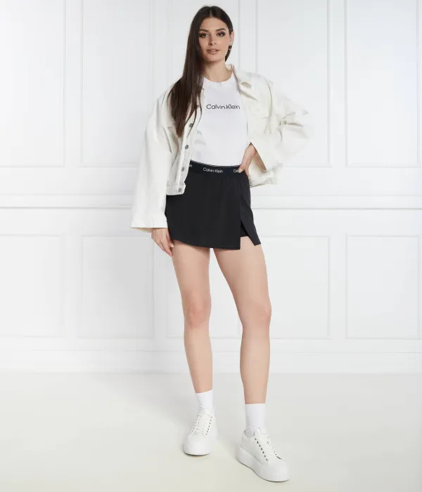Футболка с логотипом героя Regular fit Calvin Klein, белый — фото 2