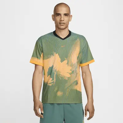 

Футболка Nike Culture of Football, цвет Bicoastal/Black/Sundial/Bright Crimson