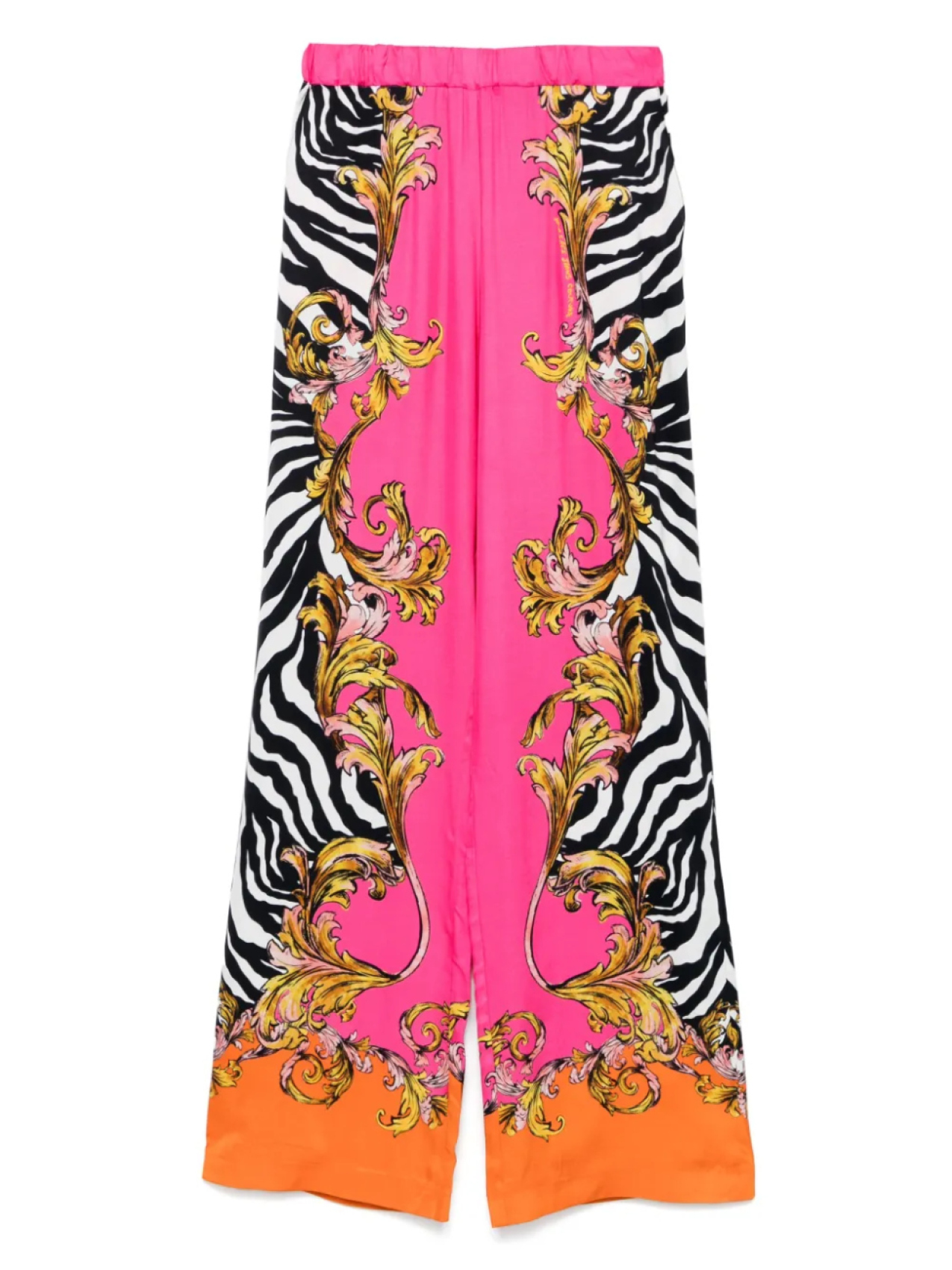 

Брюки в стиле барокко Versace Jeans Couture, розовый