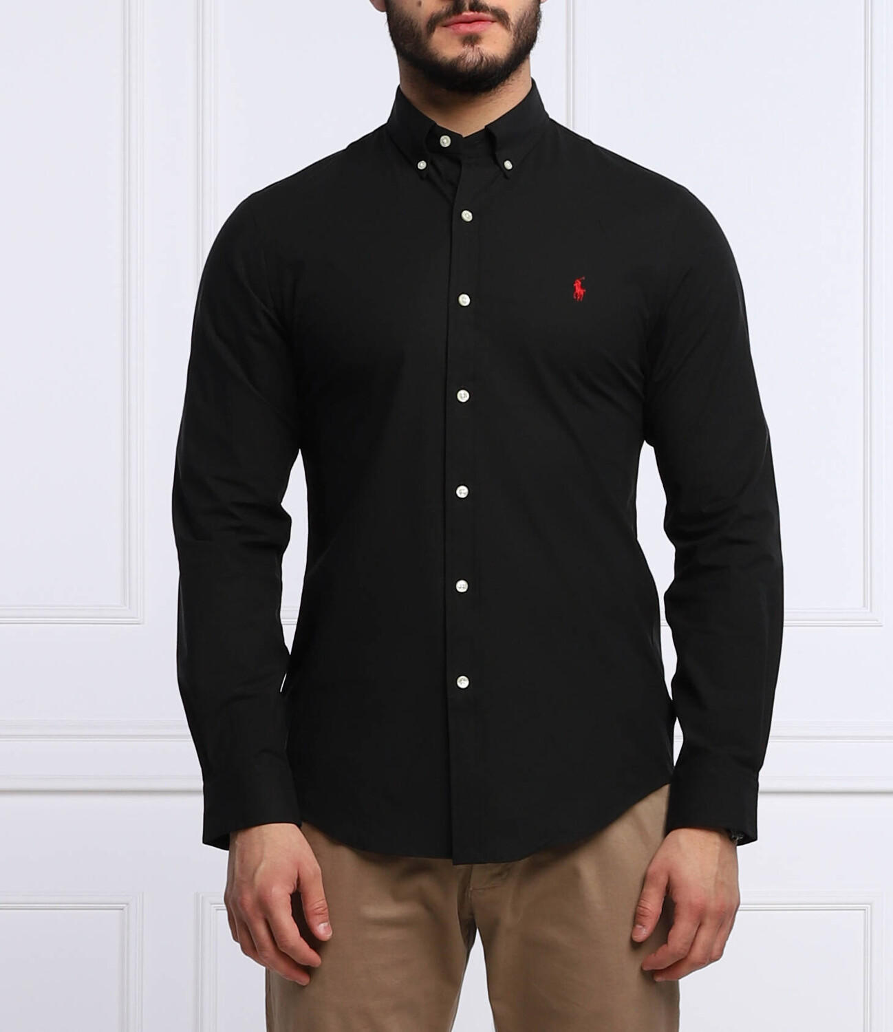 

Рубашка POLO RALPH LAUREN Regular Fit, черный