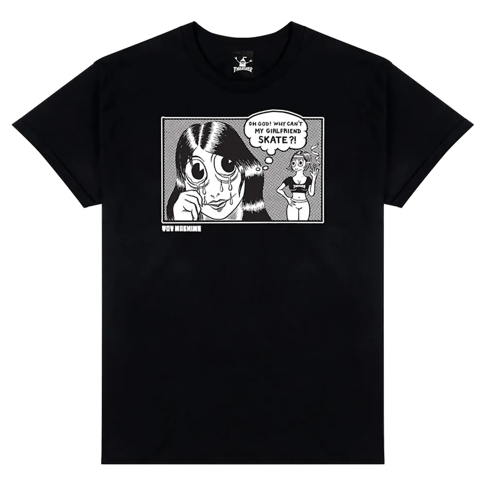 

Футболка с коротким рукавом Thrasher Girlfriend, черный