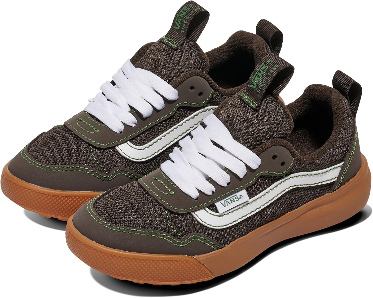 Кроссовки Vans для детей и подростков, Спортивная обувь для мальчиков и девочек для ходьбы, походов и моды, Outdoor Gum Turkish Coffee — фото 2